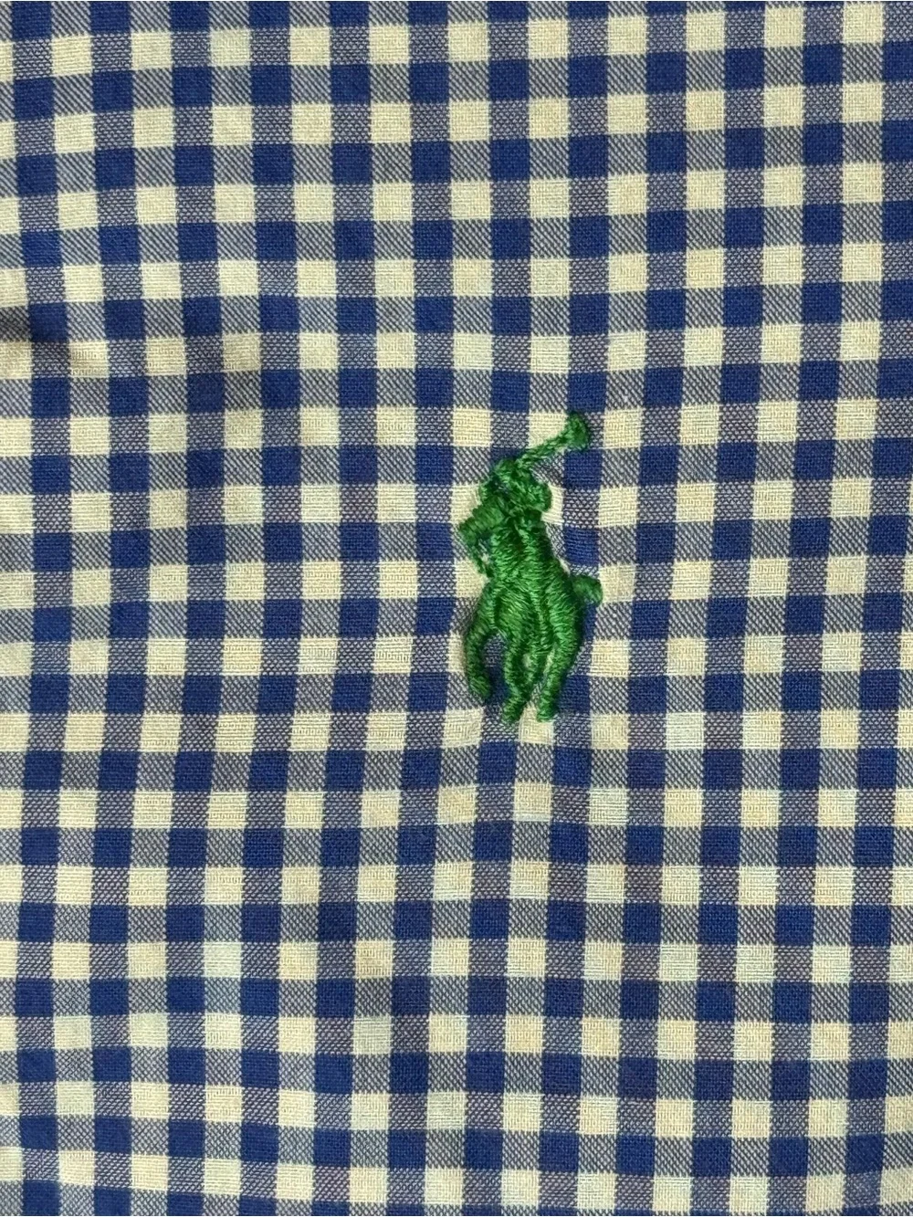 Ralph Lauren Gingham Plaid Shirt 9M